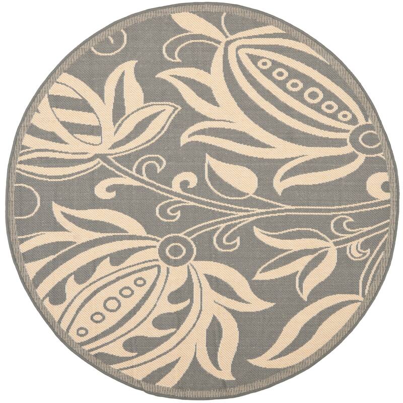SAFAVIEH Courtyard Leatrice Indoor/ Outdoor Patio Backyard Rug