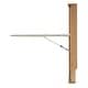 preview thumbnail 8 of 15, Household Essentials Wall Ironing Board Cabinet with Pad and Cover - 48.8"L x 18.7"W x 5.5"H