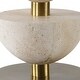 preview thumbnail 7 of 5, Uttermost Hemisphere Travertine Table Lamp