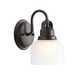 preview thumbnail 62 of 113, Shirley Metal/Glass LED Vanity Light, by JONATHAN Y