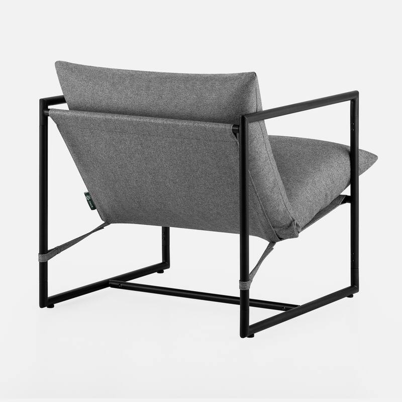 Priage by ZINUS Metal & Upholstered Sling Accent Chair
