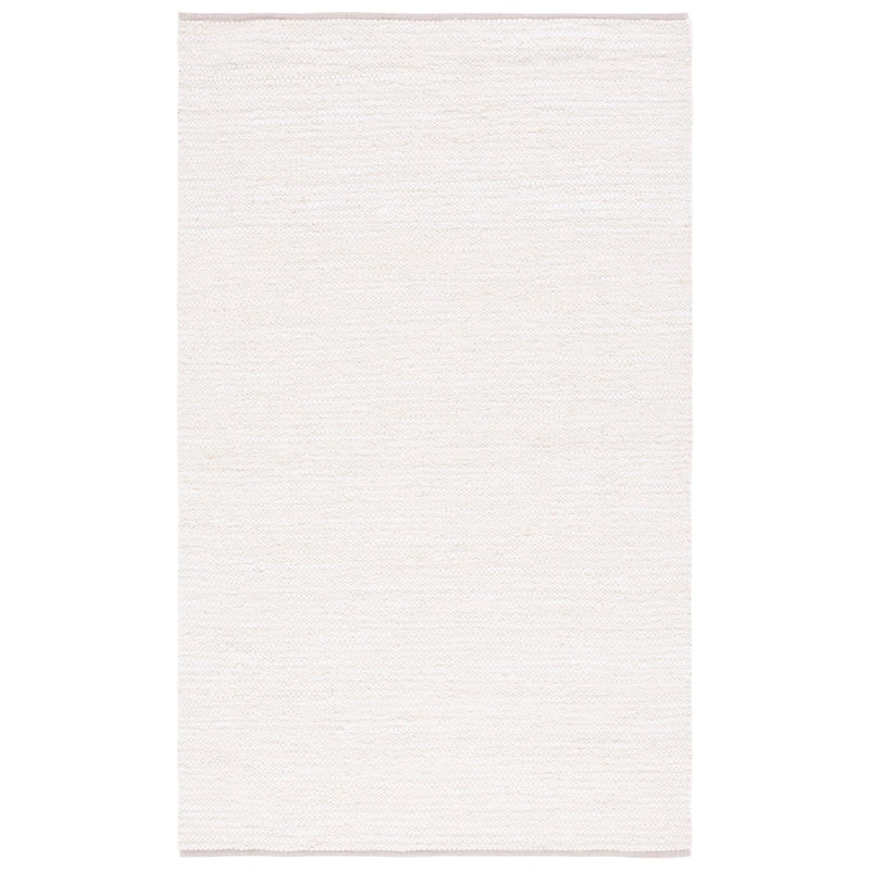 SAFAVIEH Handmade Natura Mayke Wool & Cotton Rug - 6' Square - Ivory/Beige - Square