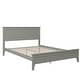 preview thumbnail 25 of 37, Modern Simple Solid Wood Platform Bed - Elegant Wood Bed with Headboard