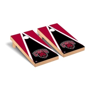 Central Washington Wildcats Cornhole Board Set - Triangle Version