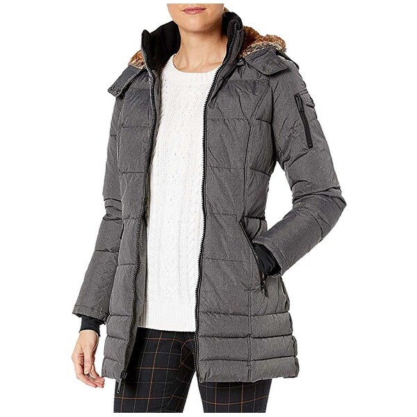 Hfx faux fur hotsell hooded parka jacket