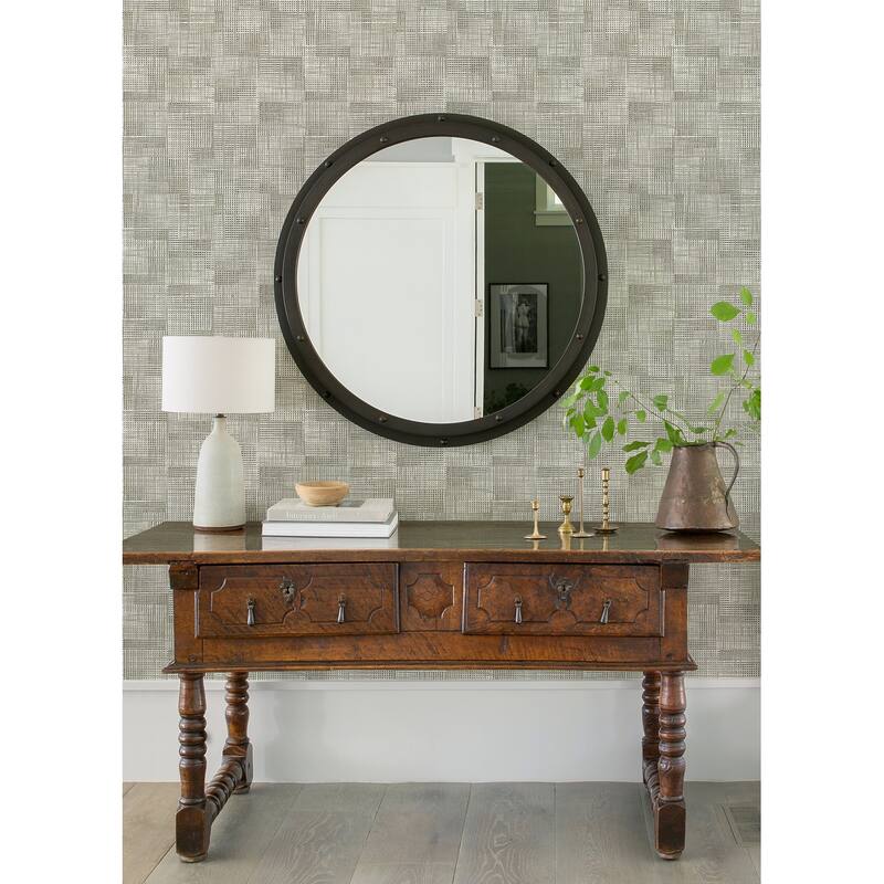 A-Street Prints Ting Sage Lattice Wallpaper