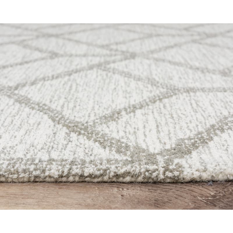 Alora Decor Avondale Geometric Hand-tufted Wool Rug