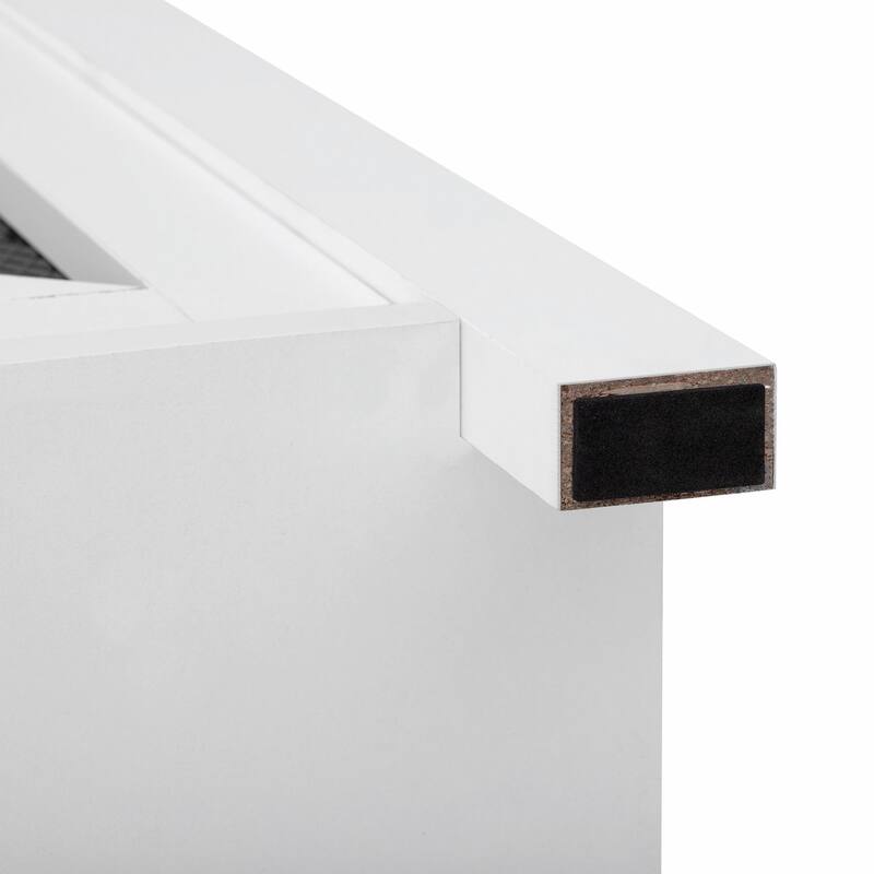 55'' Sliding Barn Door Sideboard with 3 Drawers, Particle Board & Metal Mesh Storage Cabinet