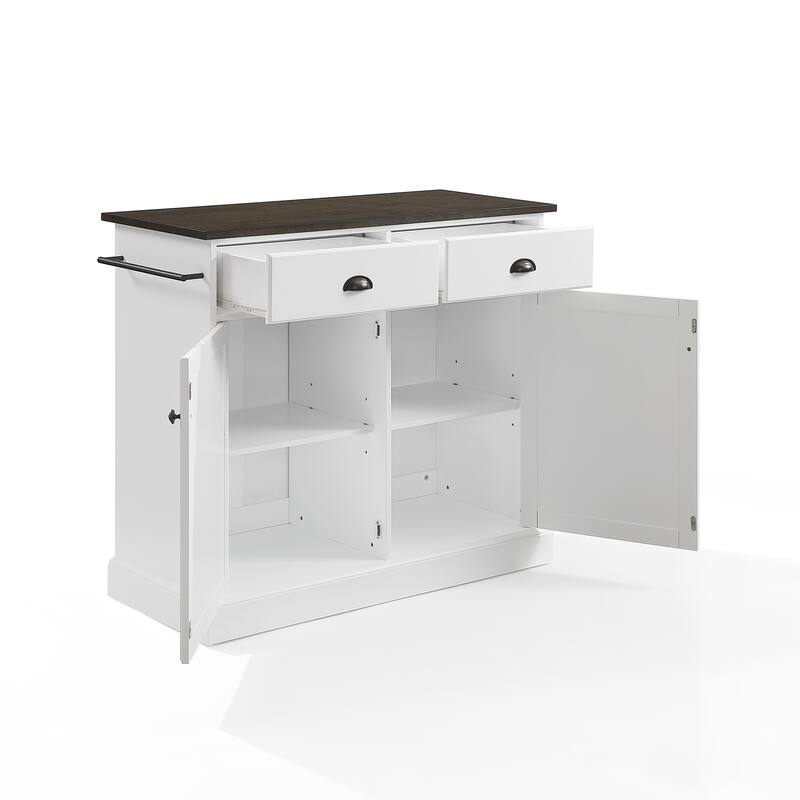 Crosley Shoreline Kitchen Island - 18"d x 40"W x 36.13"h