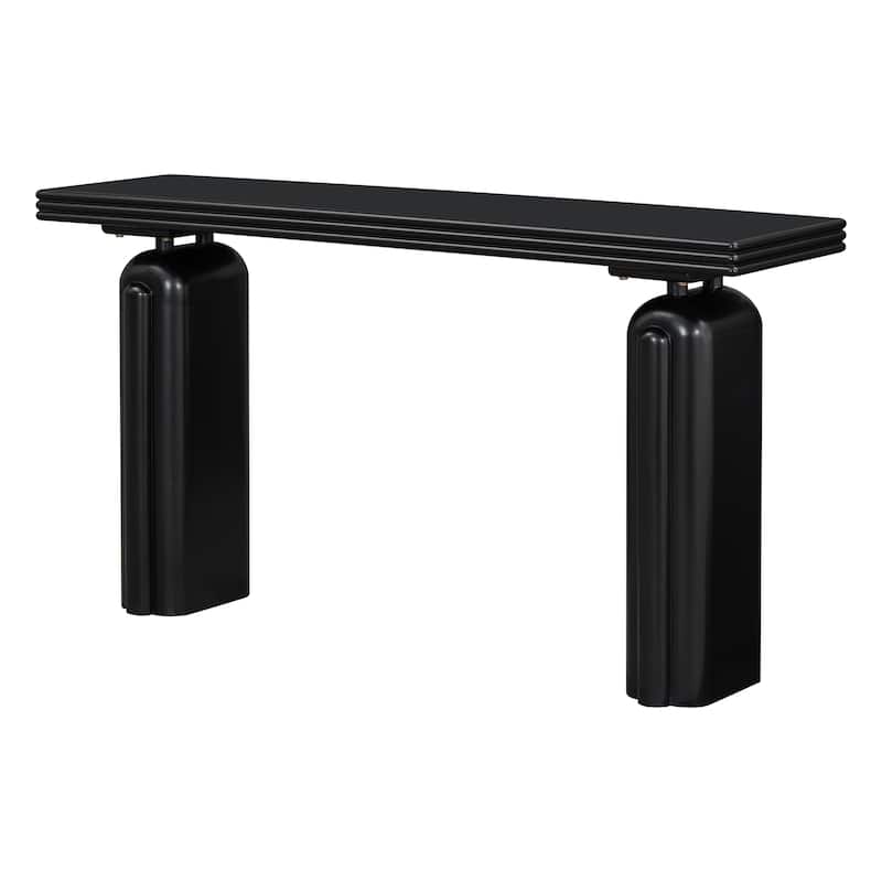 Chic, Elegant and Luxurious Acacia Veneer Console Table,Suitable for Entryway, Hallway, Living Room, Foyer, Corridor
