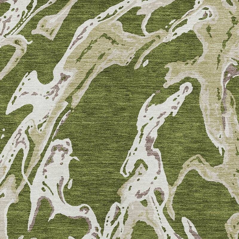 HomeRoots Abstract Transitional Rectangle Outdoor Rug
