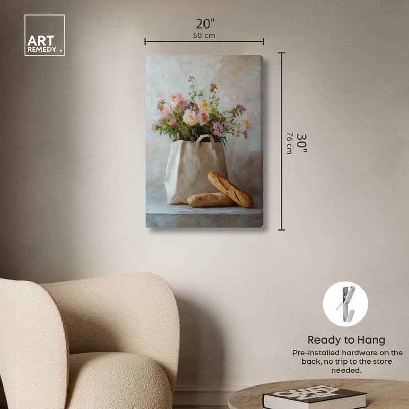 Chic Carryall II Canvas by Art Remedy, Gallery Wrapped