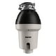 preview thumbnail 8 of 8, 1-1/4 HP Continuous Feed Garbage Disposal for Kitchen Sinks with Power Cord and Accessories included - Black and Grey