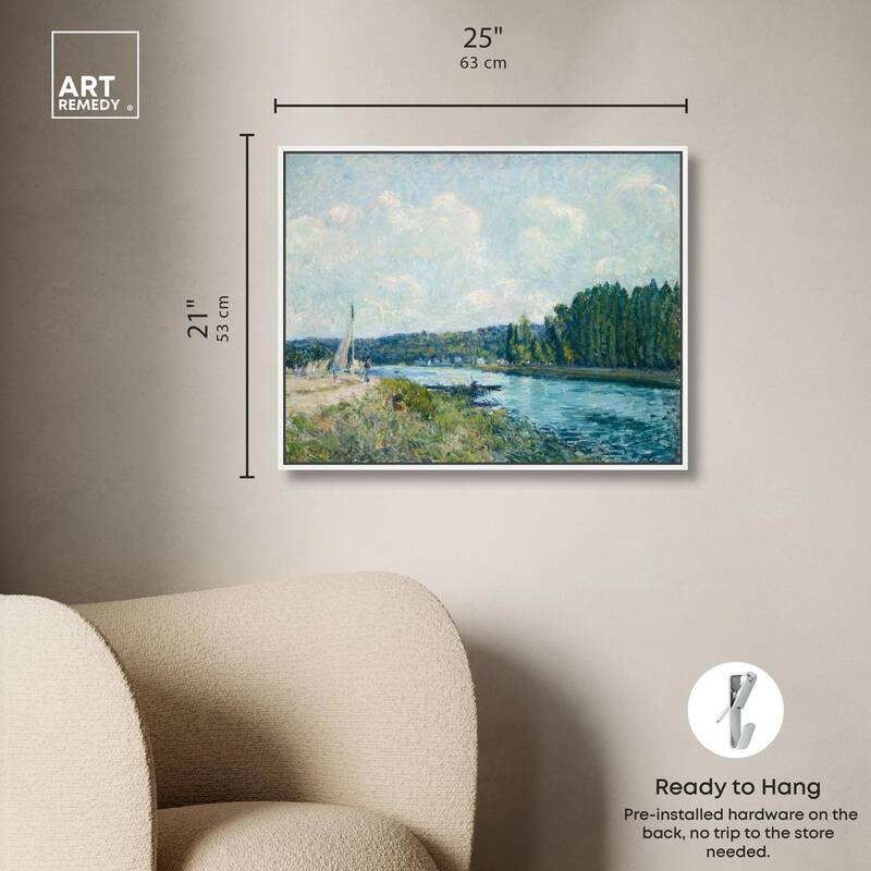 Sisley Banks of the Oise Canvas by Art Remedy