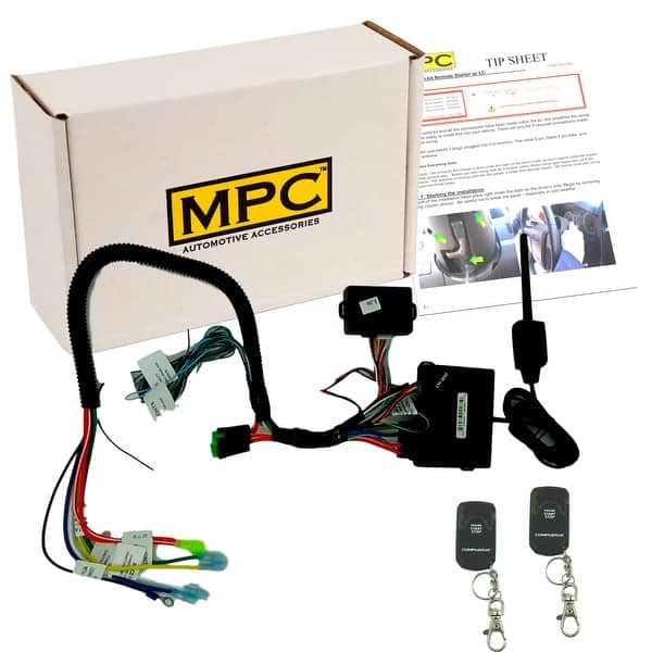 Shop 1 Button Remote Start Keyless Entry For 2005 2009 Chevrolet Uplander Prewired To Simplify Install Overstock 23157328
