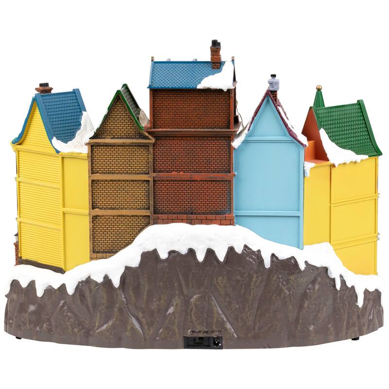 LED Lighted and Musical City Hall Christmas Village Display - 12.5"