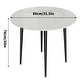 preview thumbnail 13 of 13, Marble Top Round Dining Table with Metal Legs for Dining Room Kitchen
