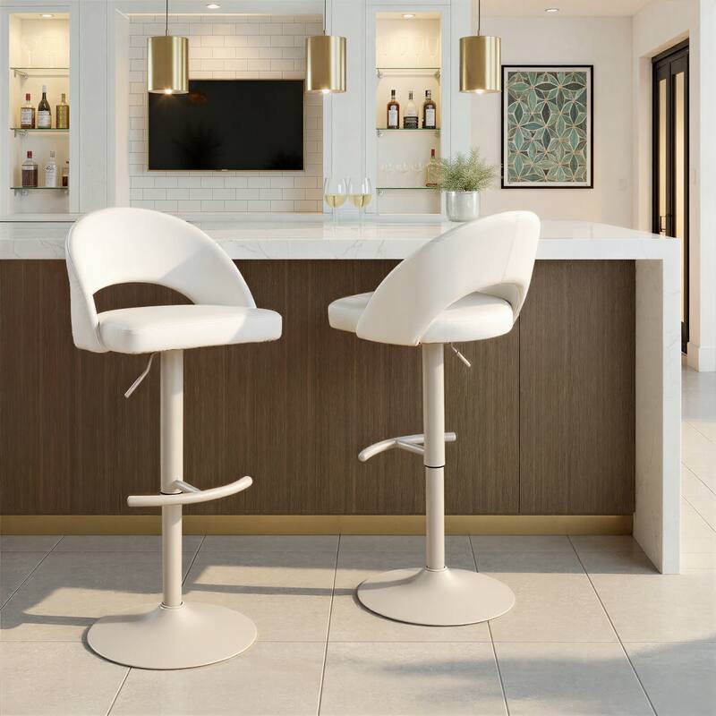 Renee Adjustable Barstool - Set of 2