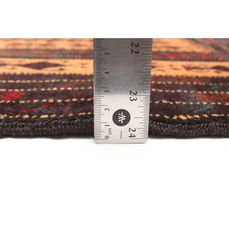 ECARPETGALLERY Hand-knotted Teimani Orange Wool Rug - 2'8 x 4'6