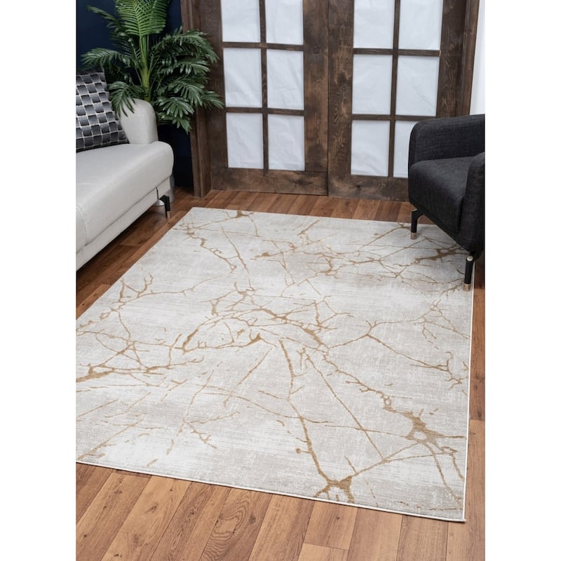 Elegance GC_CNC6004 Gold Area Rug
