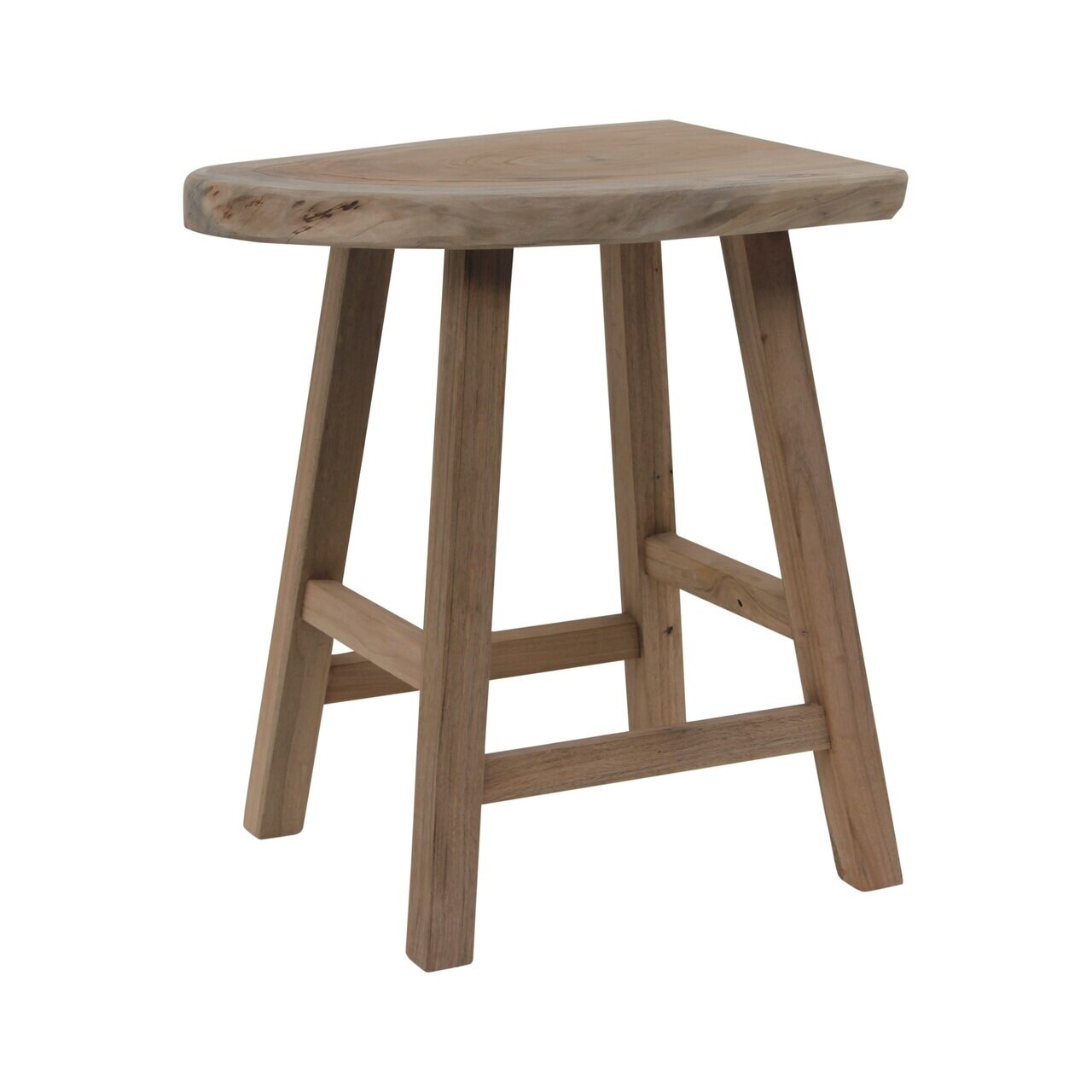 Artissance Live Edge Reclaimed Solid Walnut Wood Stool 20 Inch Tall Natural Wood Color Size May Vary 9 6 x 12 11 Bed Bath Beyond 32571167