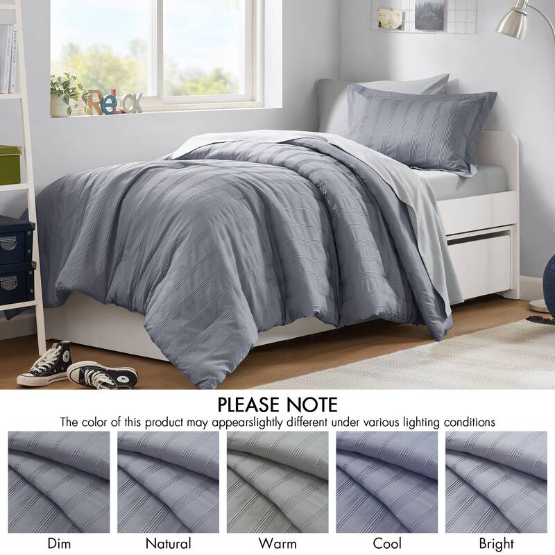 Chelsea Square Logan Woven Striped Comforter Set
