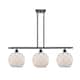 Option Matte Black / White Glass with White Rope