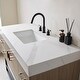 preview thumbnail 8 of 10, Toledo 48" Single Vanity in Light Walnut with Stone Sink Top