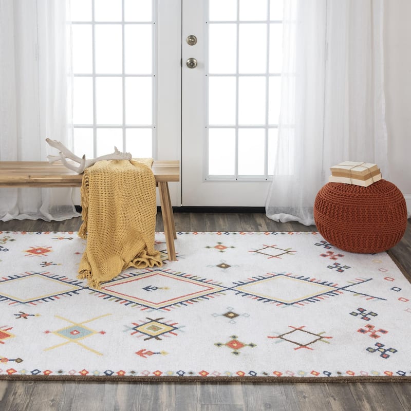 Alora Decor Catawba Southwest Geometric Diamond Rug