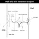 preview thumbnail 6 of 5, Led vanity light black fixtures light iron, acrylic wall light