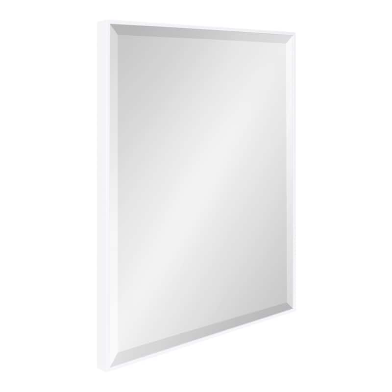 Rhodes Framed Decorative Wall Mirror - 22.75x28.75 - White