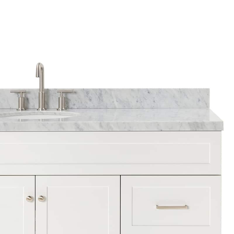 Ariel F067SCWOVO Hamlet 67" Free Standing Single Basin Vanity Set with
