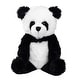 preview thumbnail 1 of 4, Lambs & Ivy Wild Life Black/White Plush Panda Bear Stuffed Animal Toy - Lucky