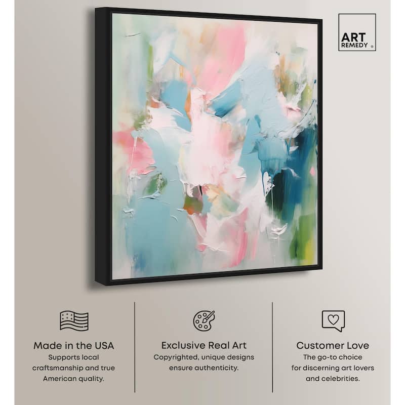 Neon Breeze II Canvas by Art Remedy