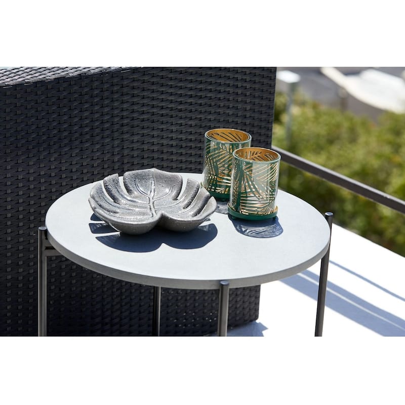 DreamPatio Arena Patio Side Table - 21" x 21" x H18.5"