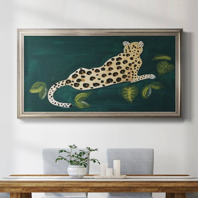 Lethargic Leopard I Premium Framed Canvas- Ready to Hang