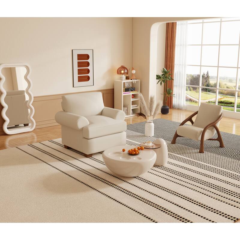 66" Fabric Sofa Sets Modern Loveseat Sofas for Living Room