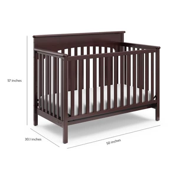 Graco Lauren 4in1 Convertible Crib Converts to Toddler Bed, Daybed
