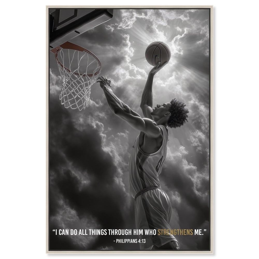 Strengthen Me Canvas by Art Remedy