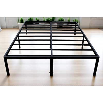 Twin/FULL/QUEEN 14-Inch Platform Bed Frame,Heavy-Duty Steel Mattress Foundation with Under-Bed Storage,No Box Spring Needed