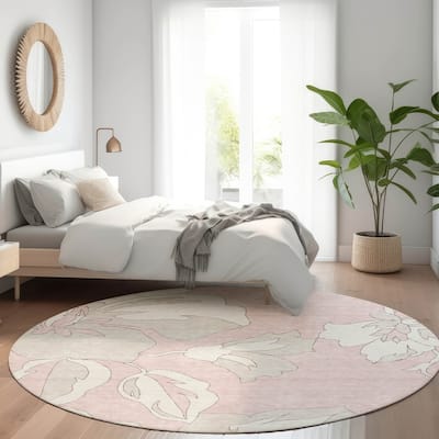 Premium Washable Super Soft Modern Floral Mayfield Rug