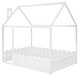 preview thumbnail 3 of 16, Merax Full Size House Bed Frame with Fence