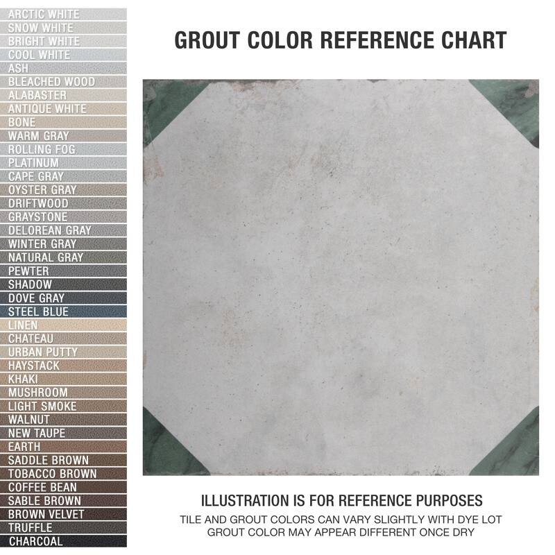 Merola Tile Renaissance Deco Emerald Corner 7-7/8" x 7-7/8" Porcelain Floor and Wall Tile