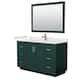 Option Green, Nickel Trim, White Quartz Top