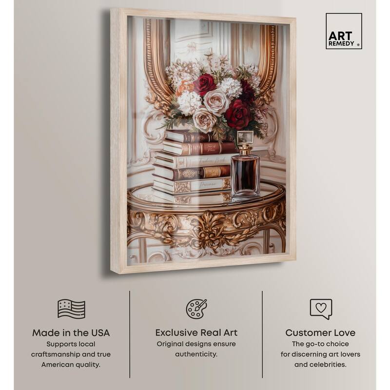 Lovely Mirror Glam Books Shadowbox by Art Remedy