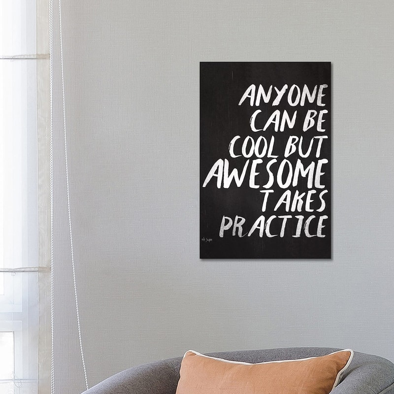iCanvas "Awesome " by Jaxn Blvd. Canvas Print - 26x18x1.5
