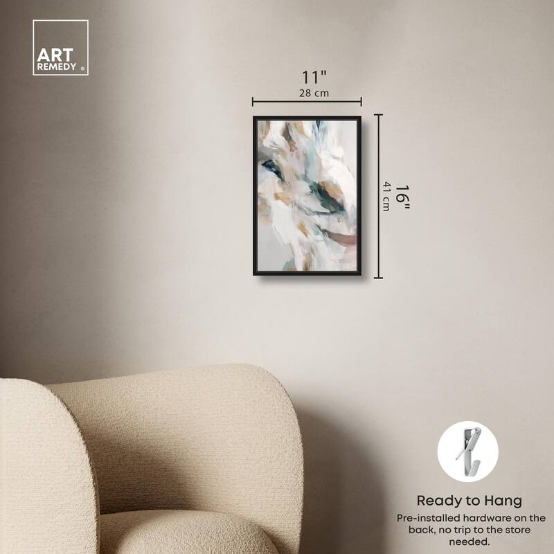 Whispering Colors II Canvas by Art Remedy