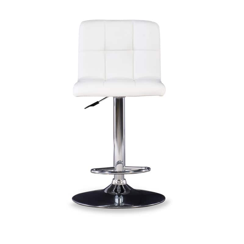 Roxie Faux Leather Adjustable Height Bar Stool