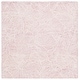 preview thumbnail 45 of 54, SAFAVIEH Handmade Ebony Tram Modern Wool Rug 6' Square - Pink/Ivory - Square