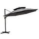 preview thumbnail 10 of 56, Crestlive Products Luxury 11.5 Ft Patio Cantilever Umbrella with Tilting & Rotating Shading Area